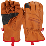 48-73-0011 Milwaukee Goatskin Leather Gloves, Medium