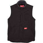 801B-L Milwaukee Heavy Duty Sherpa Lined Vest, Black, Large