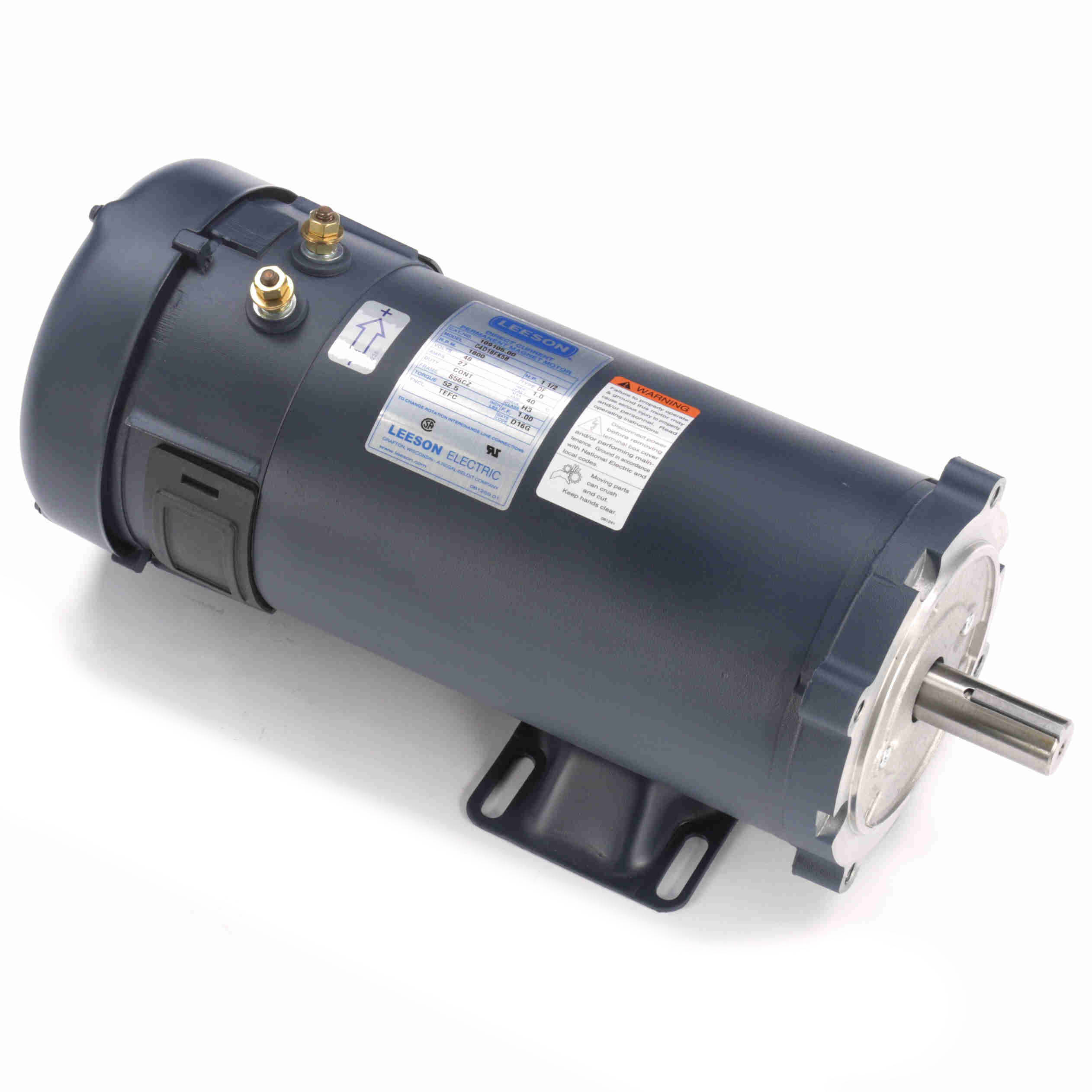 109105.00 Leeson 1.5HP Low Voltage DC Electric Motor, 1800RPM 4