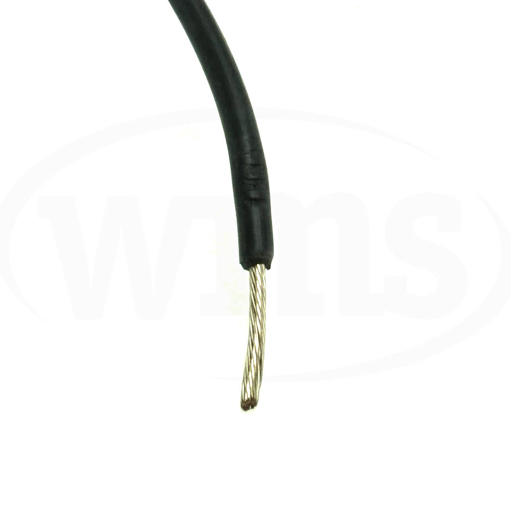 #16 Lead Wire, Black, 125°C 600V 1