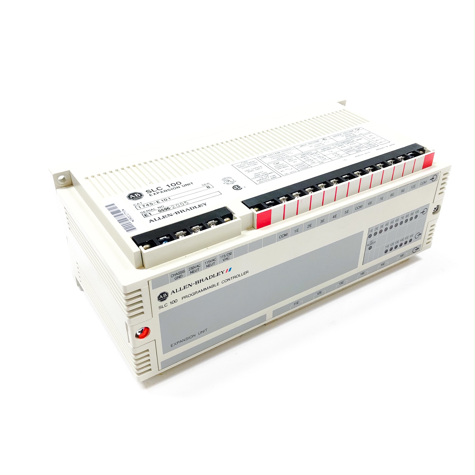 1745-E101 Allen Bradley Programmable Logic Controllers SLC 100 Expansion Unit 1