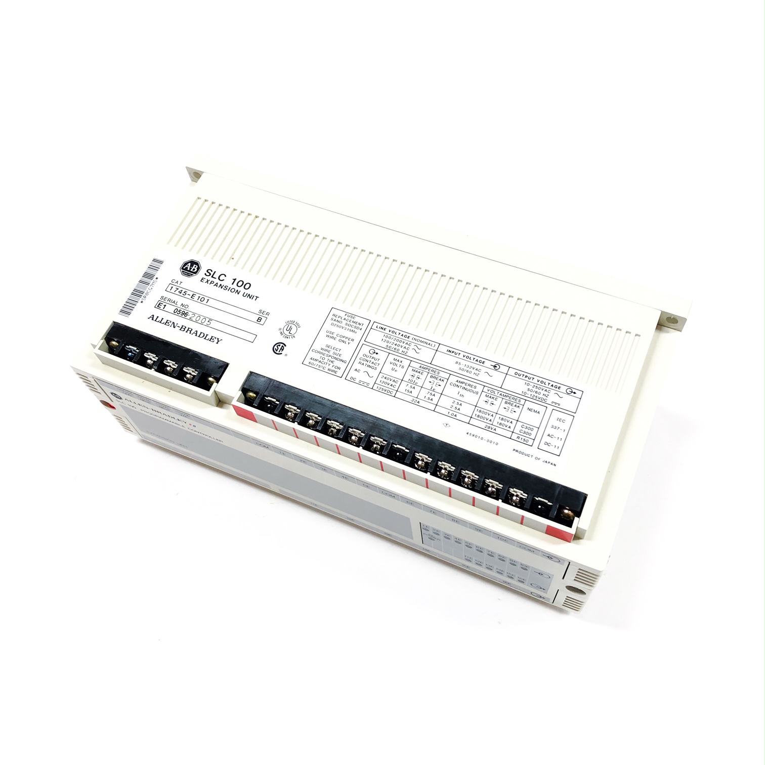 1745-E101 Allen Bradley Programmable Logic Controllers SLC 100 Expansion Unit 5
