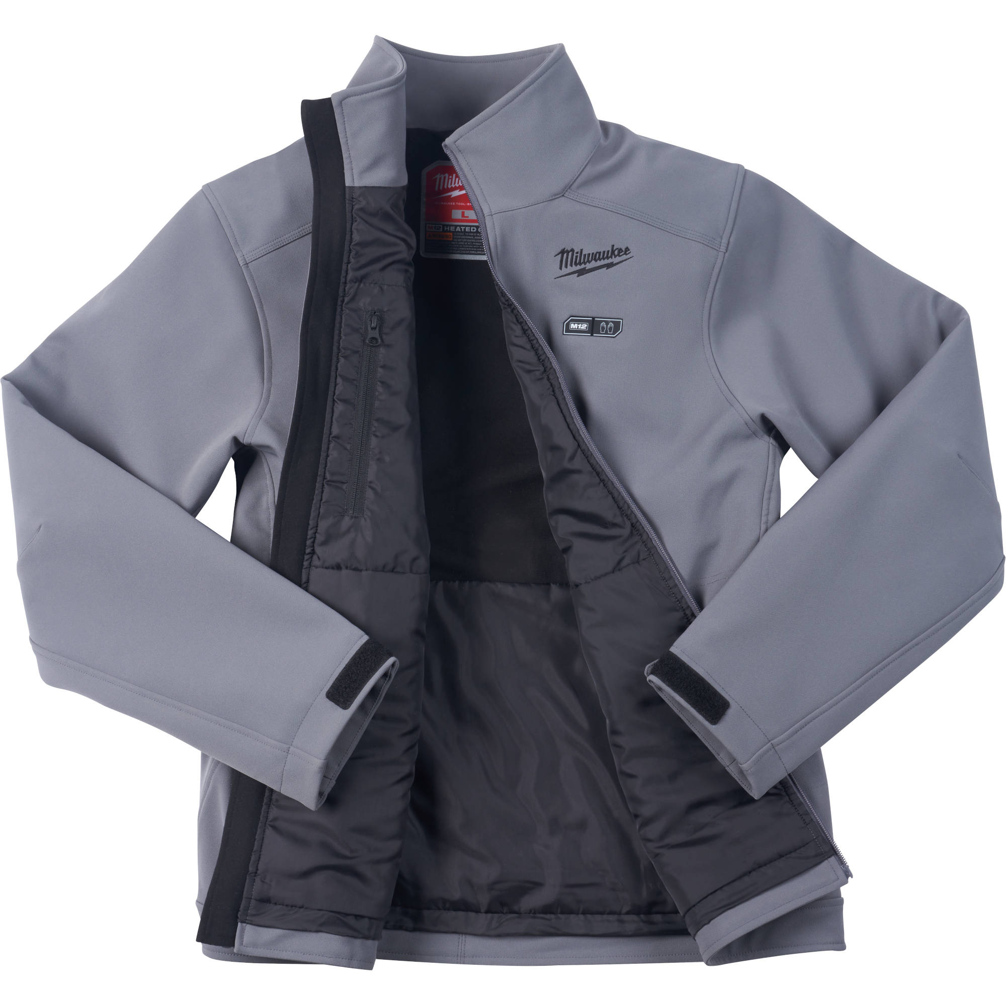204G-21XL Milwaukee M12™ Heated TOUGHSHELL™ Jacket Kit, Gray, XL 4