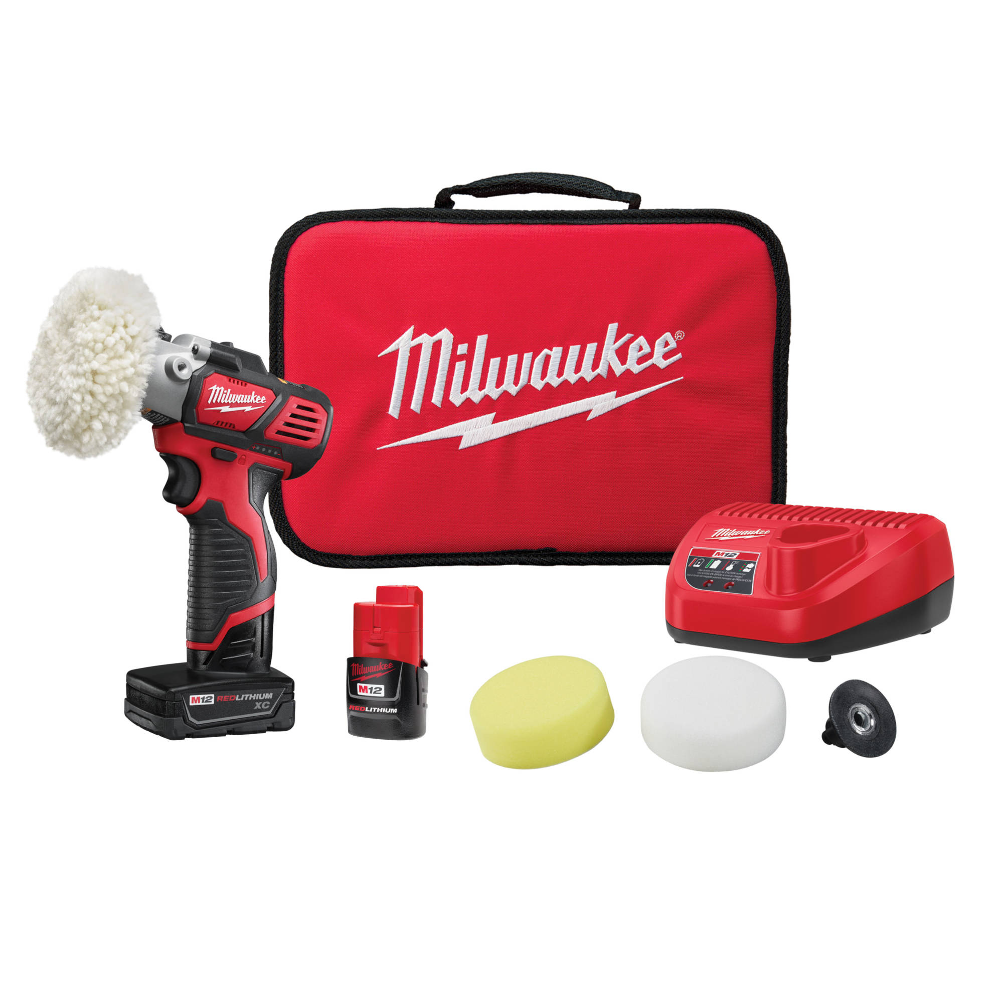 2438-22X Milwaukee M12™ Variable Speed Polisher/Sander Kit 1