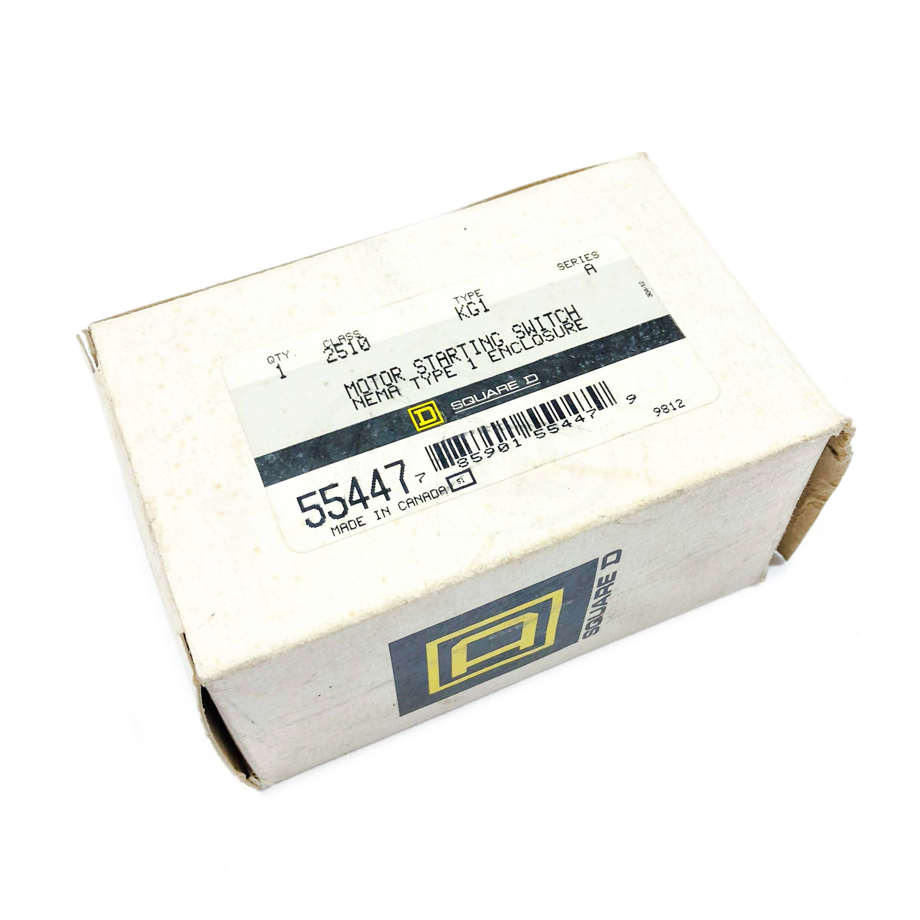 Square D 55447 Motor Starting Switch Class 2510 Type Kg1 for sale online 