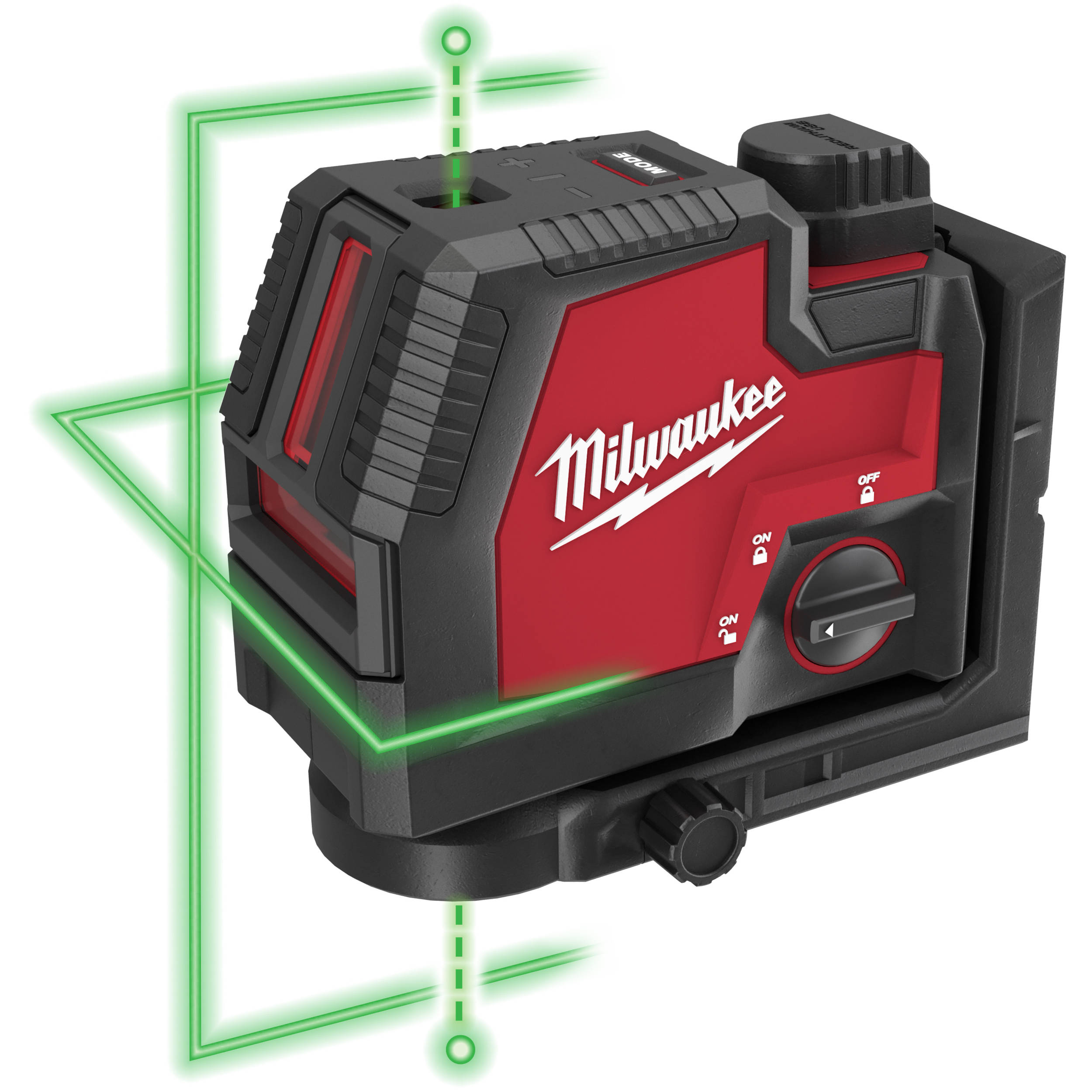 3522-21 Milwaukee USB Rechargeable Green Cross Line & Plumb Points Laser 7
