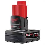 48-11-2460 Milwaukee M12™ Redlithium™ XC6.0 EC Battery