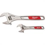 48-22-7400 Milwaukee 6^ and 10^ Adjustable Wrench Set