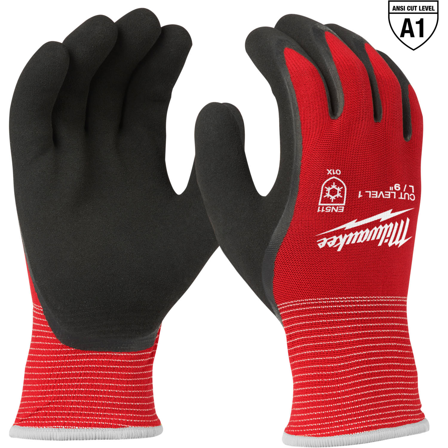 48-22-8912 Milwaukee Cut Level 1 Winter Dipped Gloves, Large 2