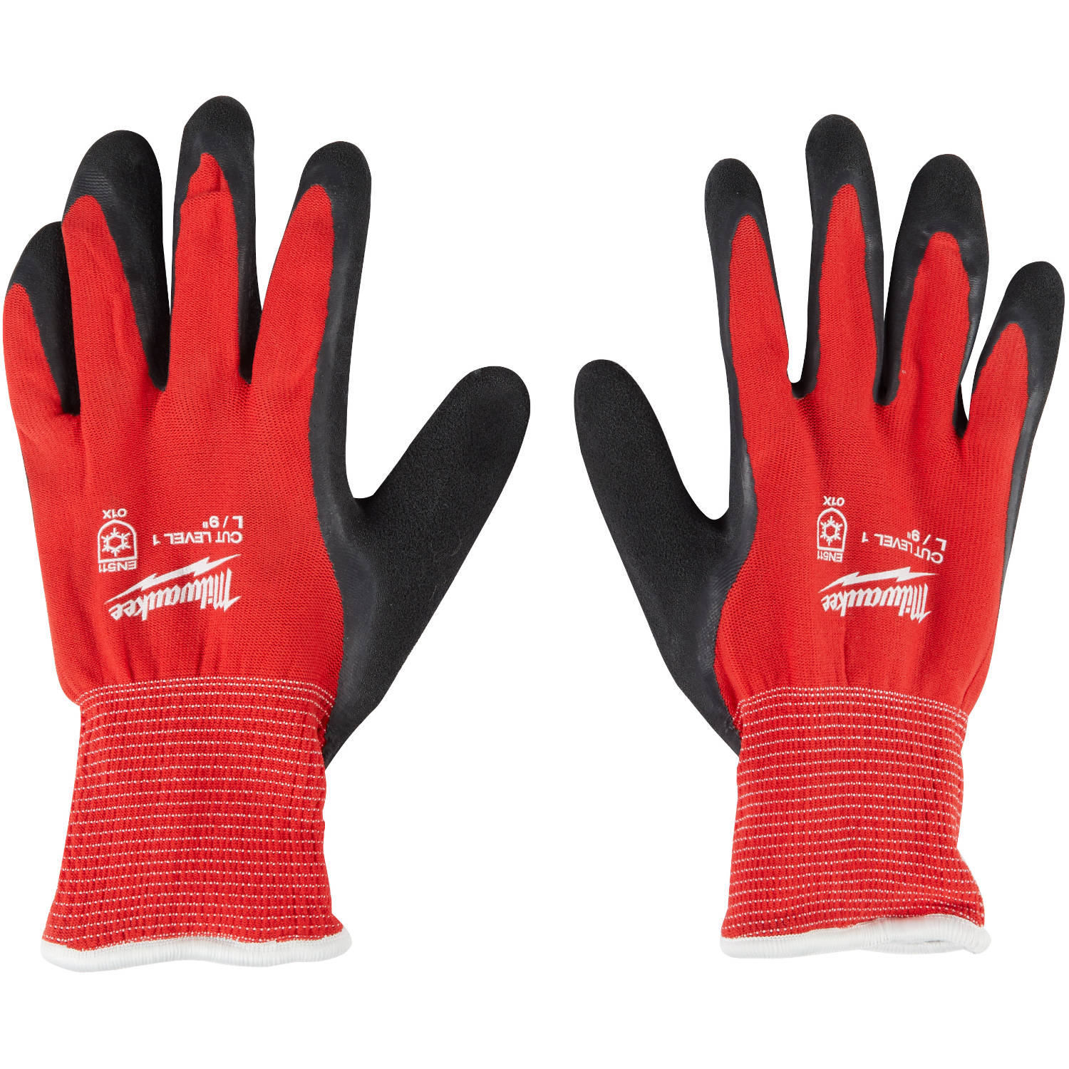 48-22-8912 Milwaukee Cut Level 1 Winter Dipped Gloves, Large 3