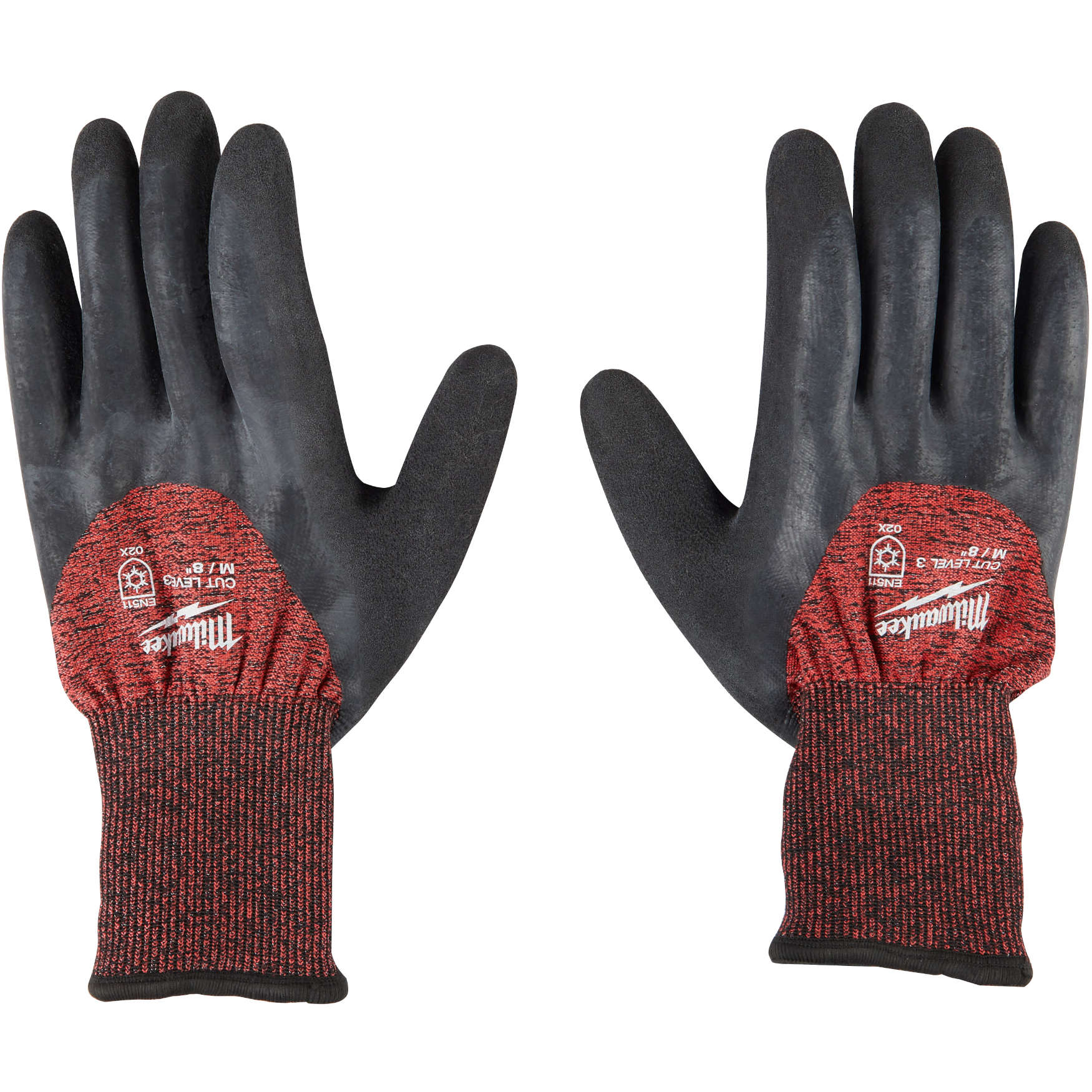 48-22-8922 Milwaukee Cut Level 3 Winter Dipped Gloves, Large 3