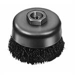 48-52-1300 Milwaukee 4^ Crimped Wire Cup Brush, Carbon Steel