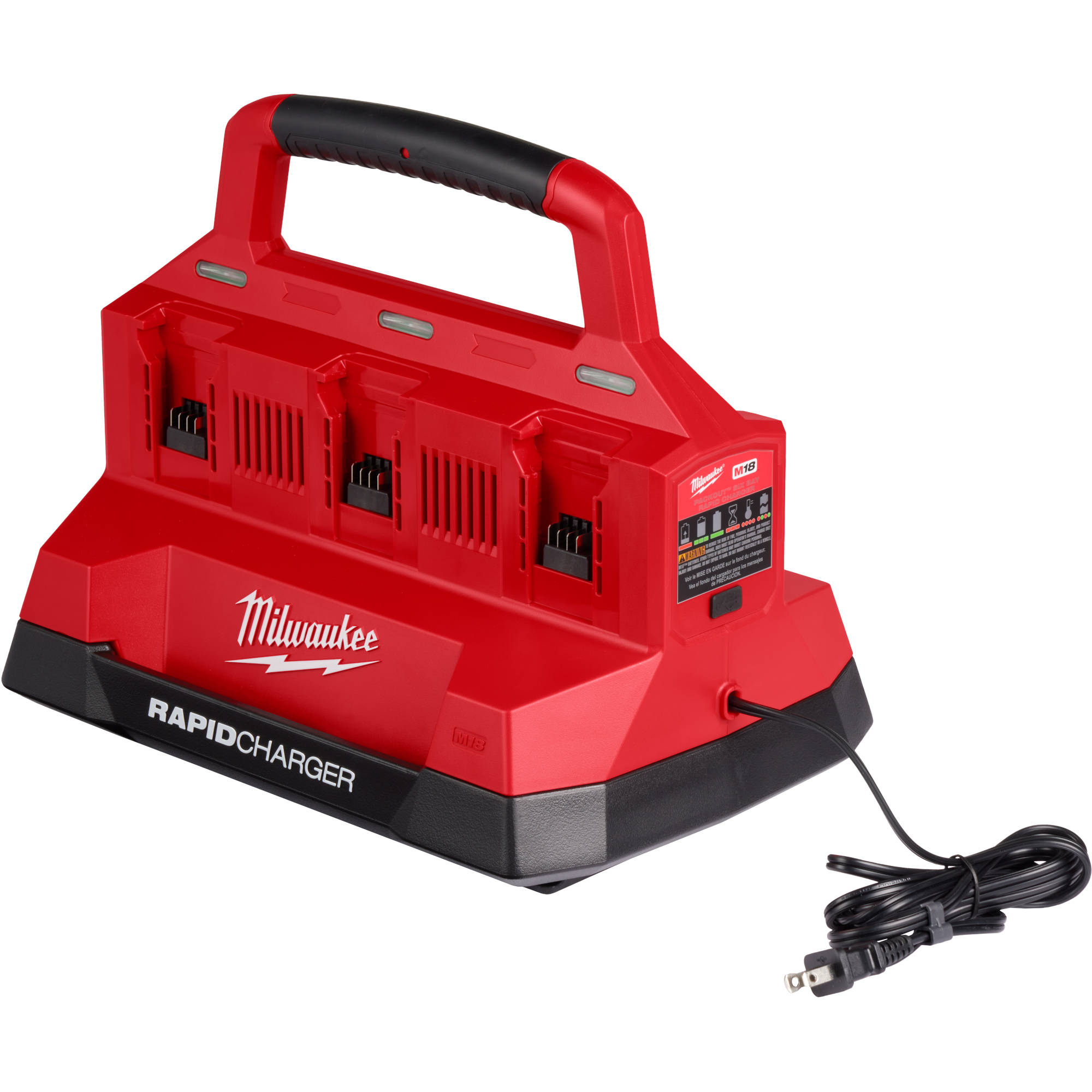 48-59-1809 Milwaukee M18™ PACKOUT™ Six Bay Rapid Charger 1