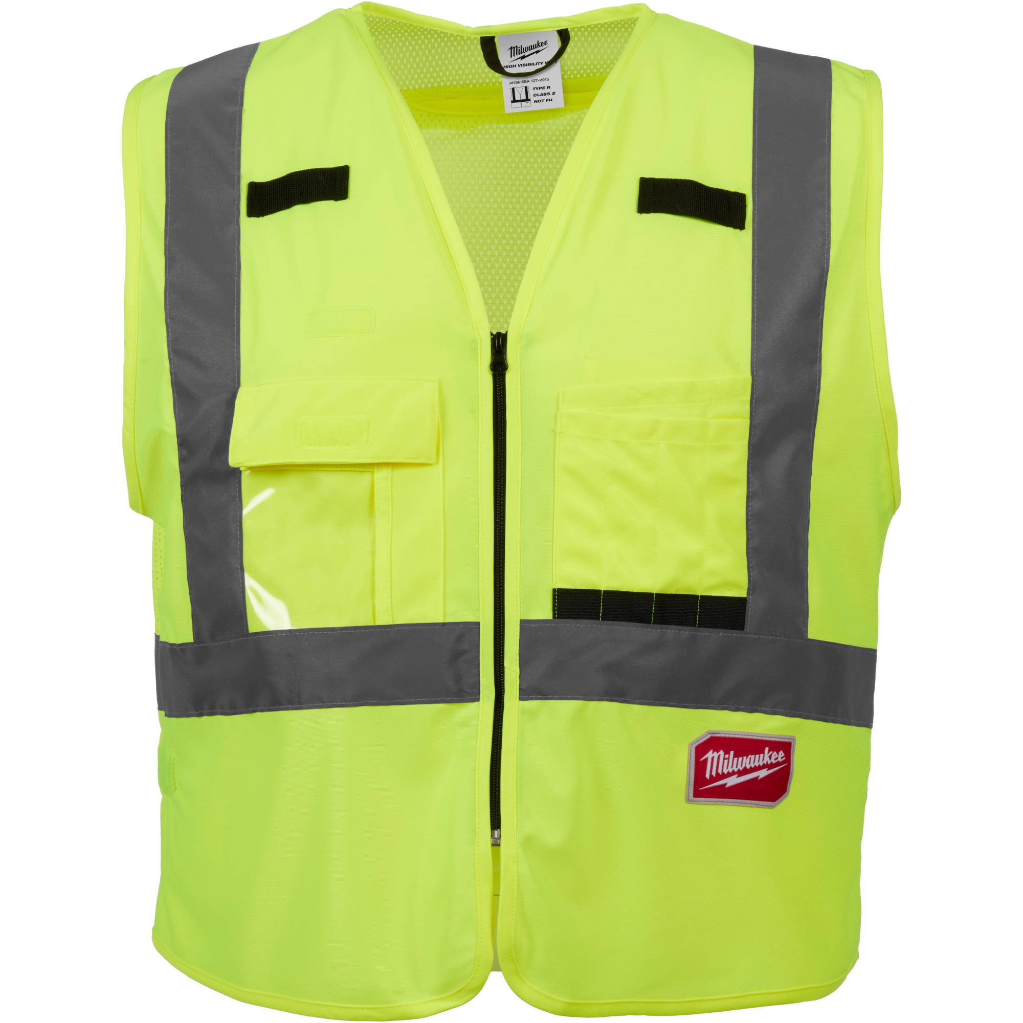 48-73-5022 Milwaukee Class 2 High Visibility Safety Vests - L-XL 2