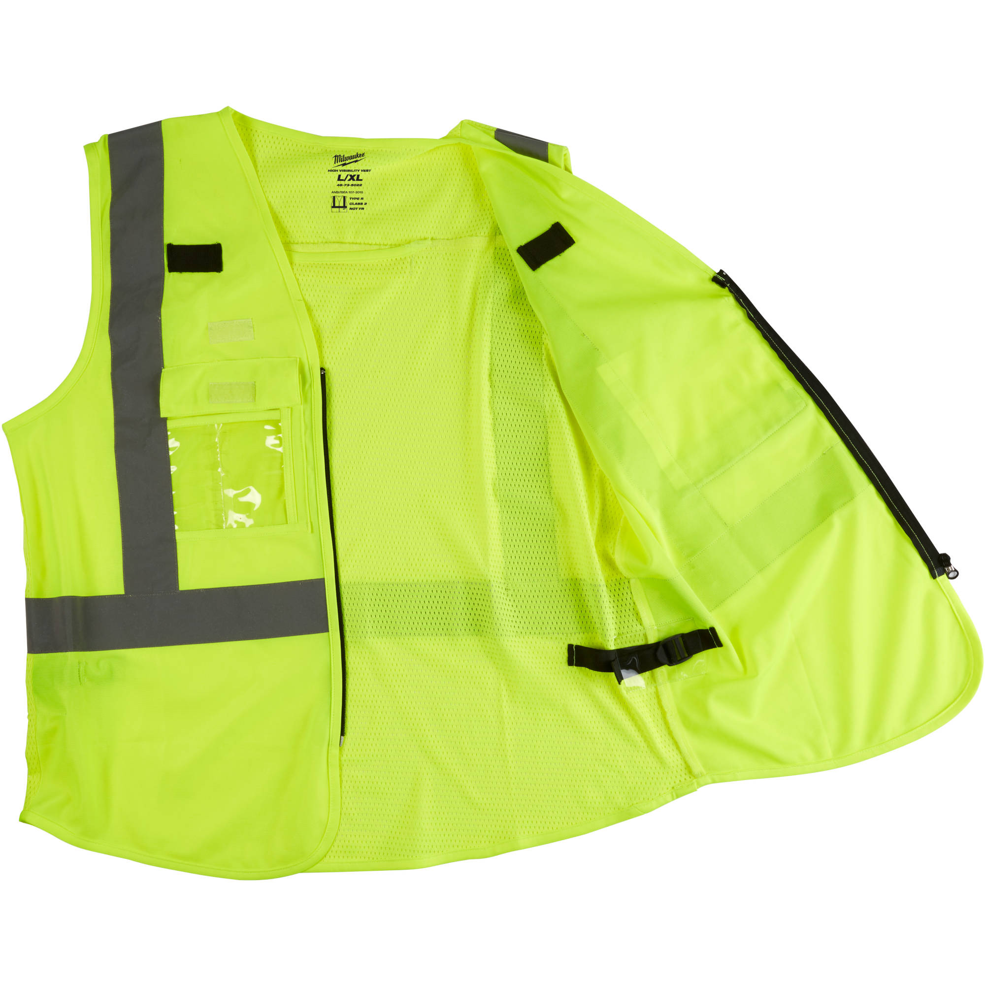 48-73-5022 Milwaukee Class 2 High Visibility Safety Vests - L-XL 5