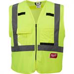 48-73-5022 Milwaukee Class 2 High Visibility Safety Vests - L-XL