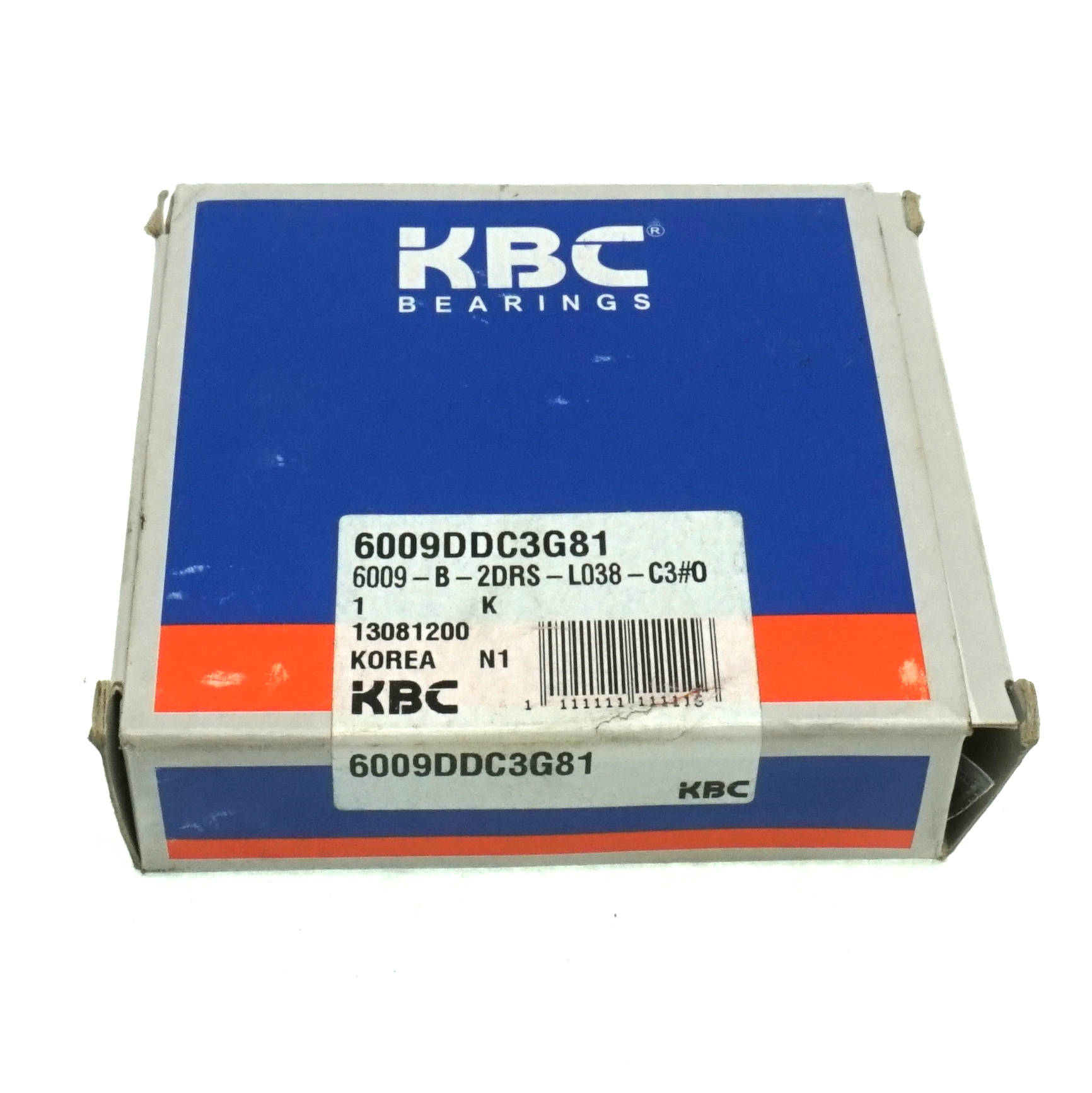 6009DDC3G81 KBC Ball Bearing, Rubber Sealed 4