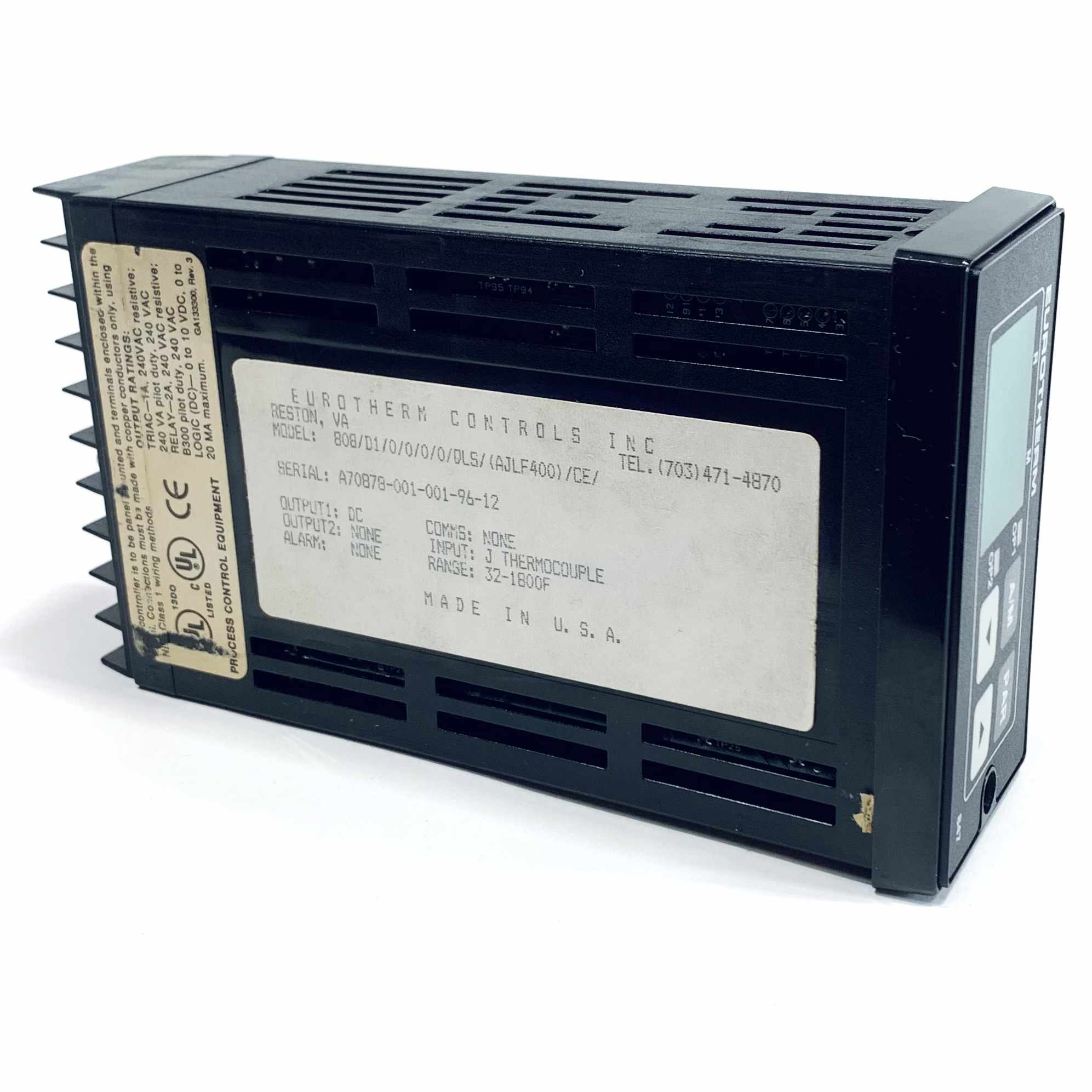 808/D1/0/0/0/0/QLS(AJLF400)/CE/ Eurotherm Controller 6