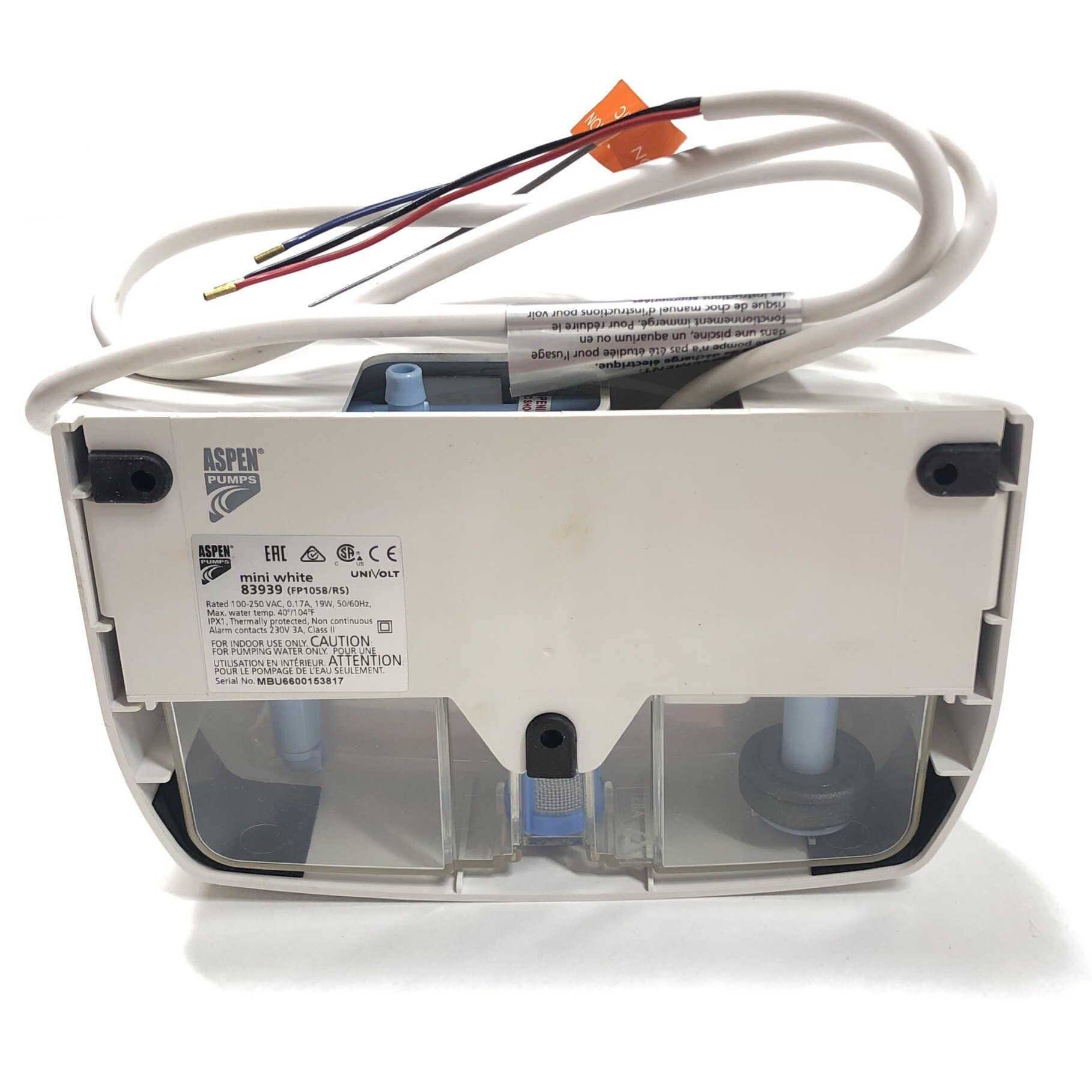 83939 Rectorseal Mini White Condensate Pump