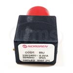 89J Norgren 220/240V~8.0VA 50/60Hz IP65 100%ED 0507