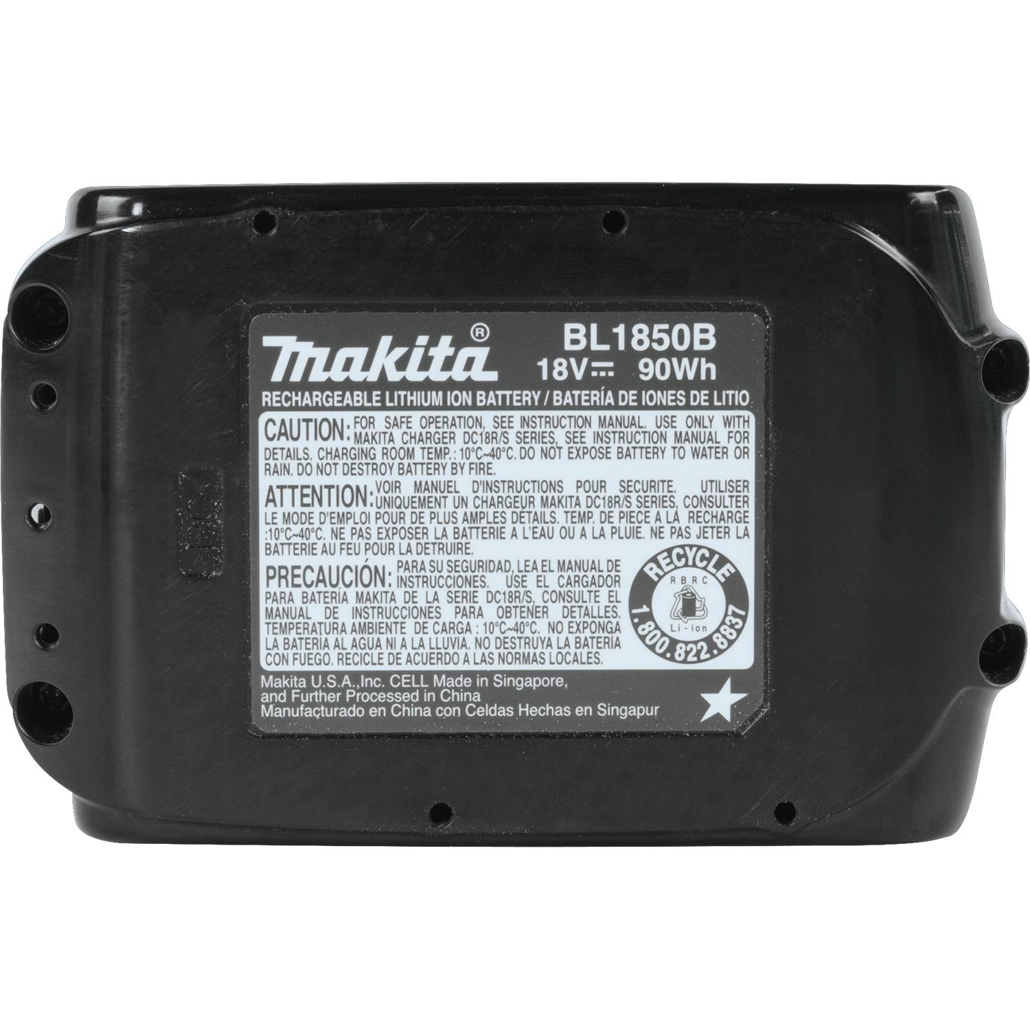 BL1850B-2 Makita Battery Pack, 18V 5.0AH 11