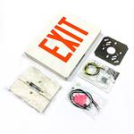 DMXMR1RAW Prescolite Die Cast LED Exit Sign, White