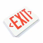 ELXN400R-LED Plastic Exit Sign, Self Powered, Red