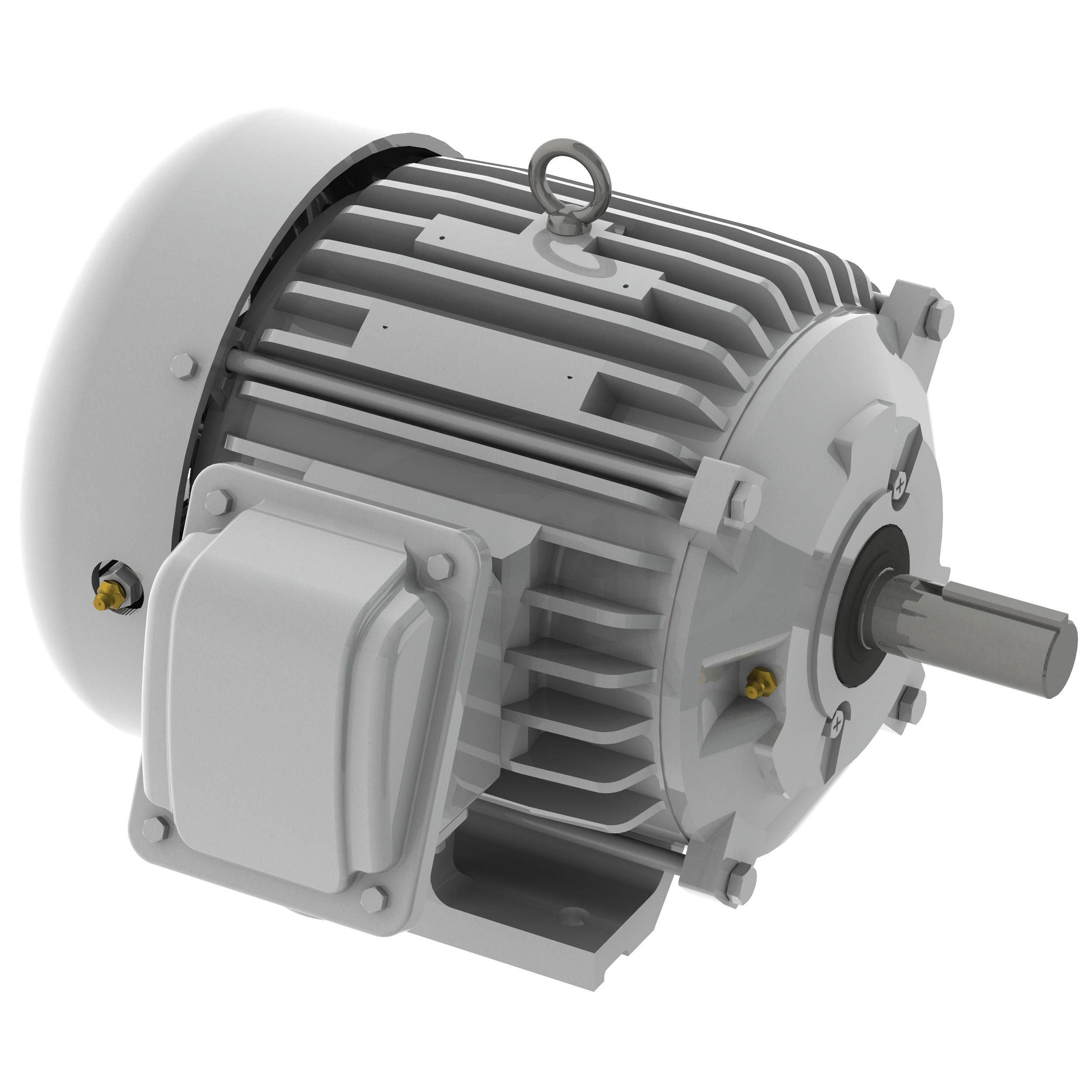 New Electric Motor 1.5 HP 3 Phase Premium Efficient 1200 RPM 182T Frame 