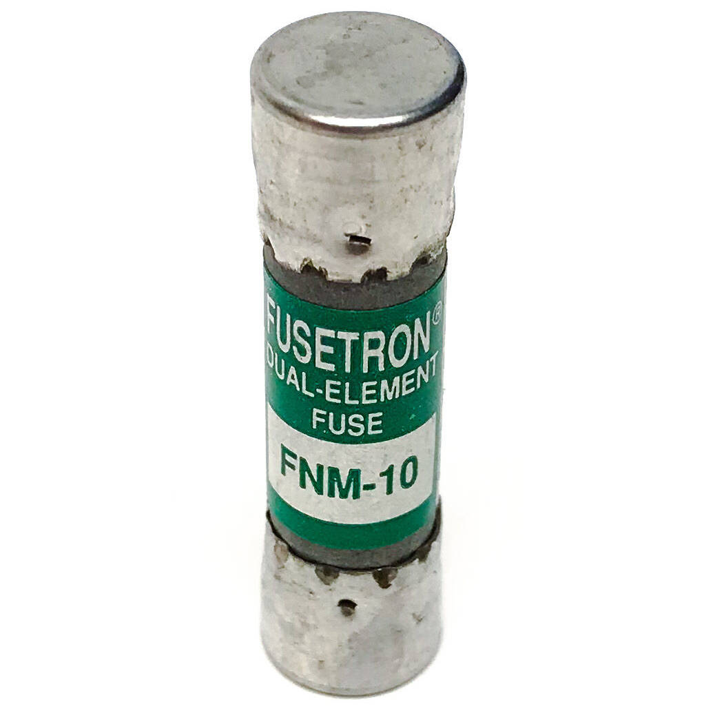 FNM-10 Fusetron Time Delay Midget Fuse 10 Amp 250 V AC New Old Stock box of 10