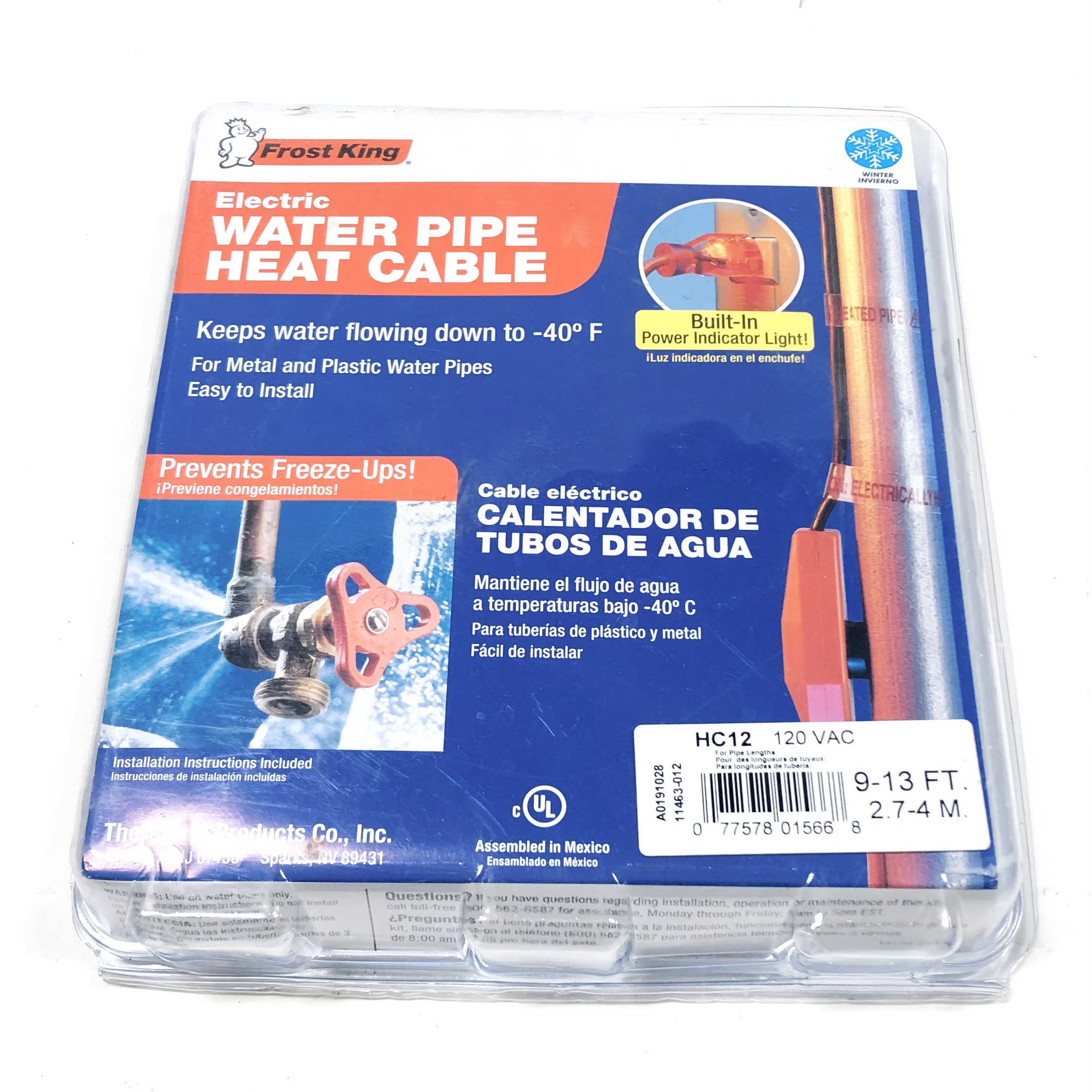 Frost King Water Pipe Heat Cable