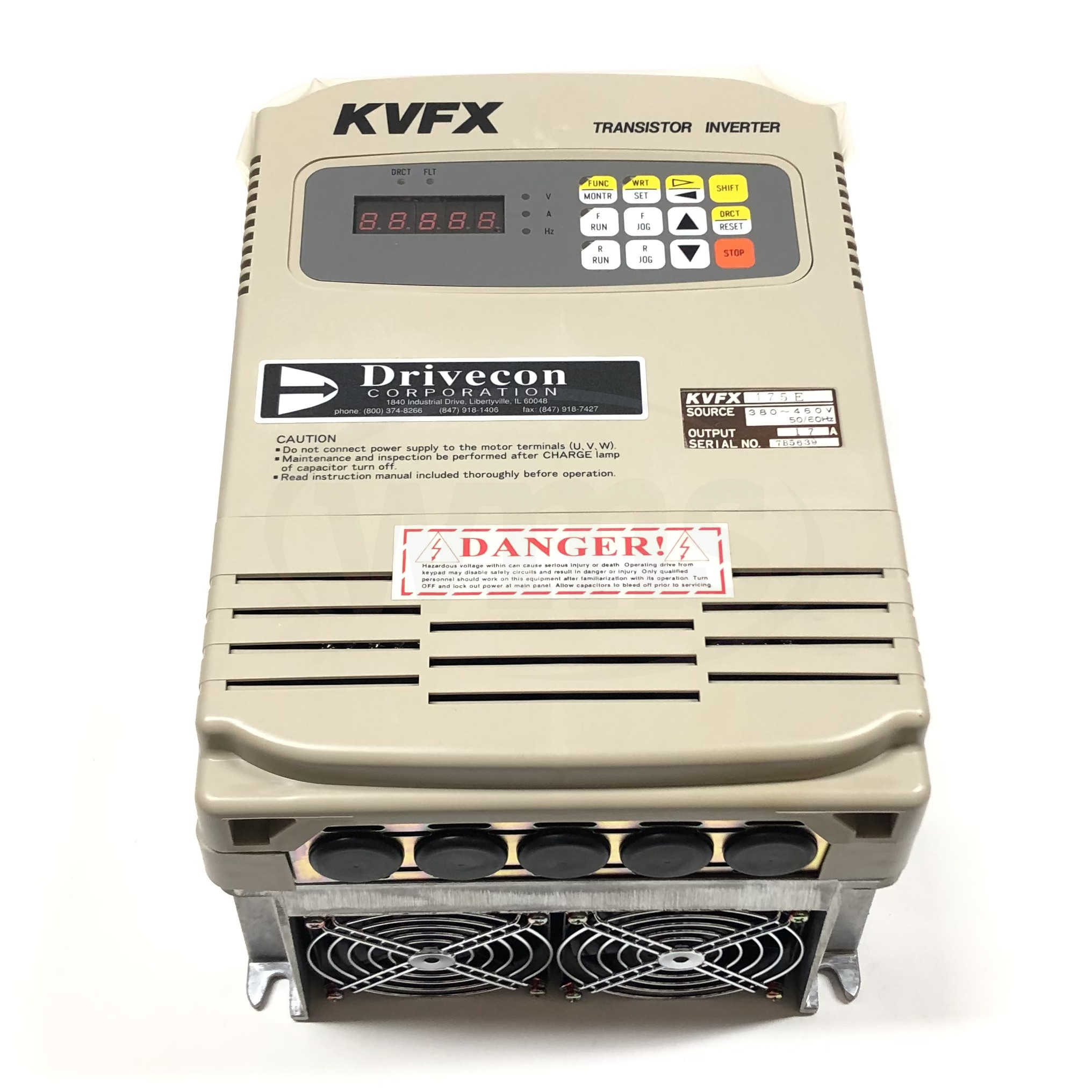 KVFX-475-E 10HP Drivecon Transistor Inverter, 1