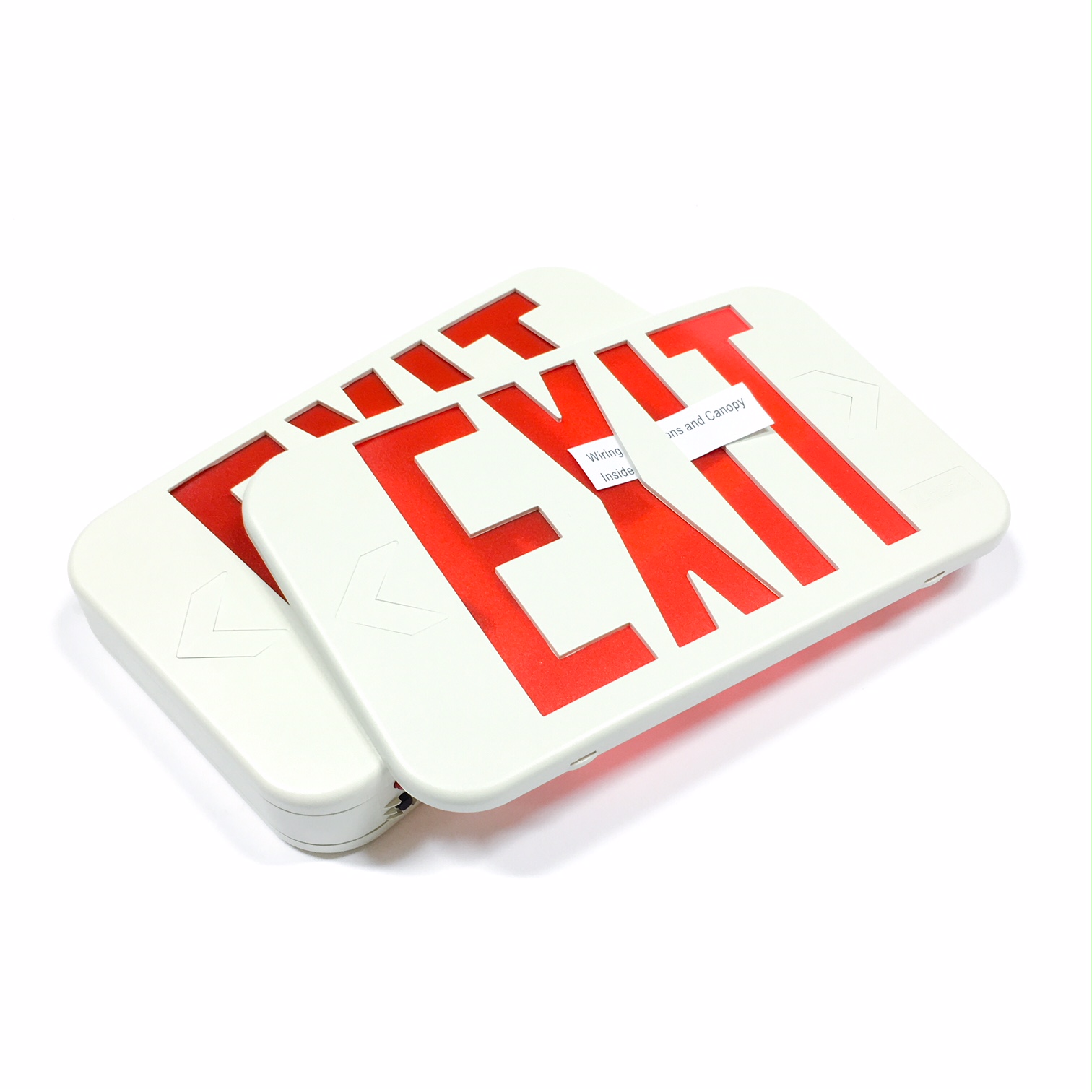 Lithonia Lighting EXR LED El M6 Exit Sign Red Emergency 210lc6 for sale online 