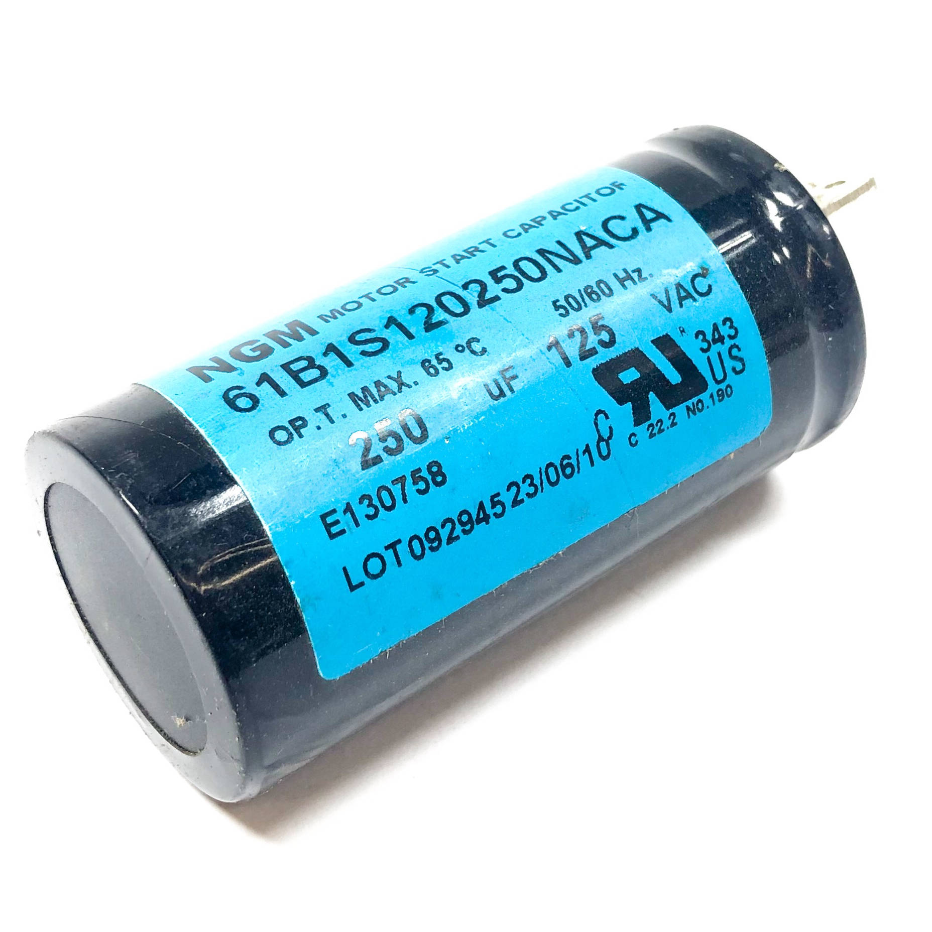 Scap125v 250uf Techtop Start Capacitor 125v 250uf