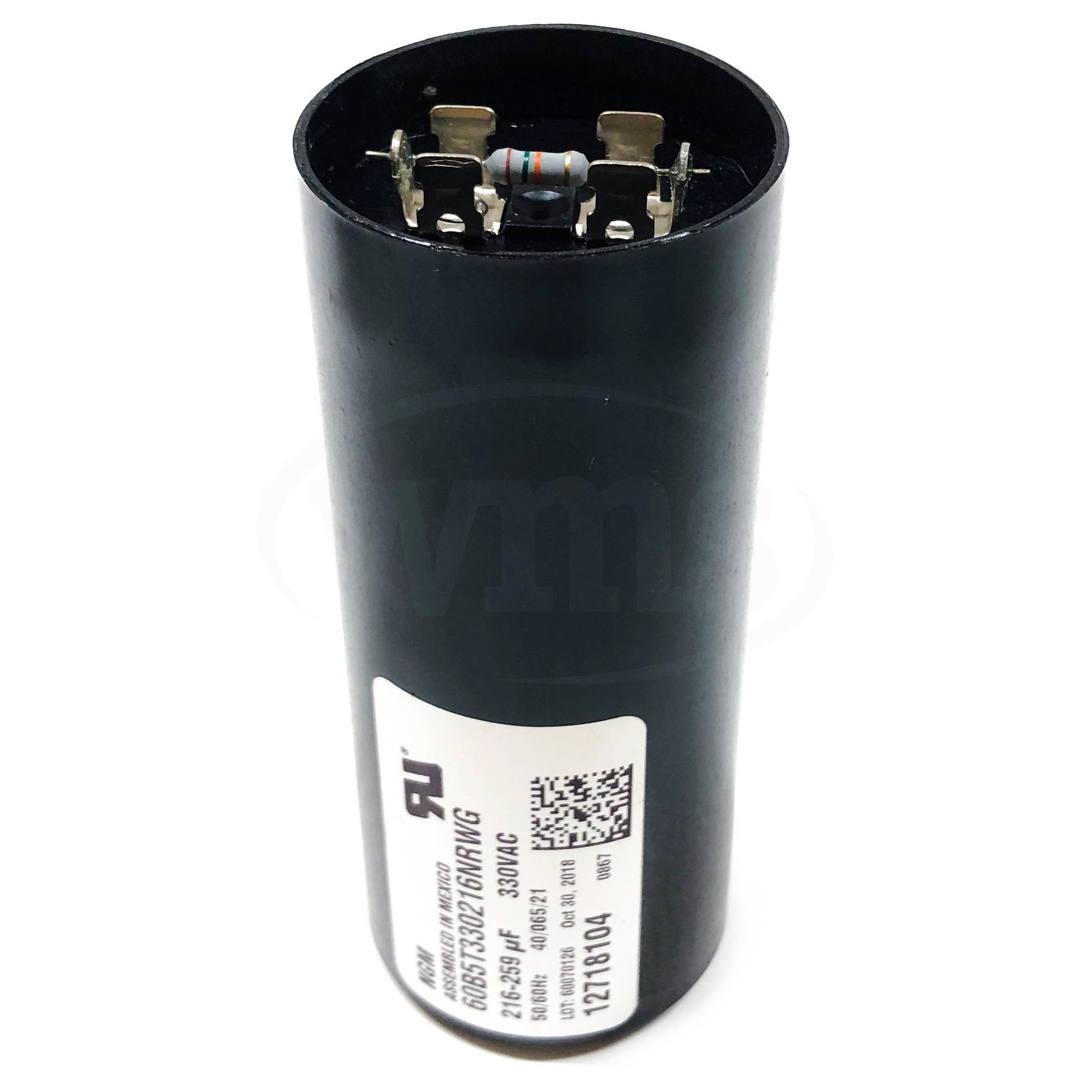 Motor Start Capacitor 216-259 MFD 110-125VAC MARS 11017 