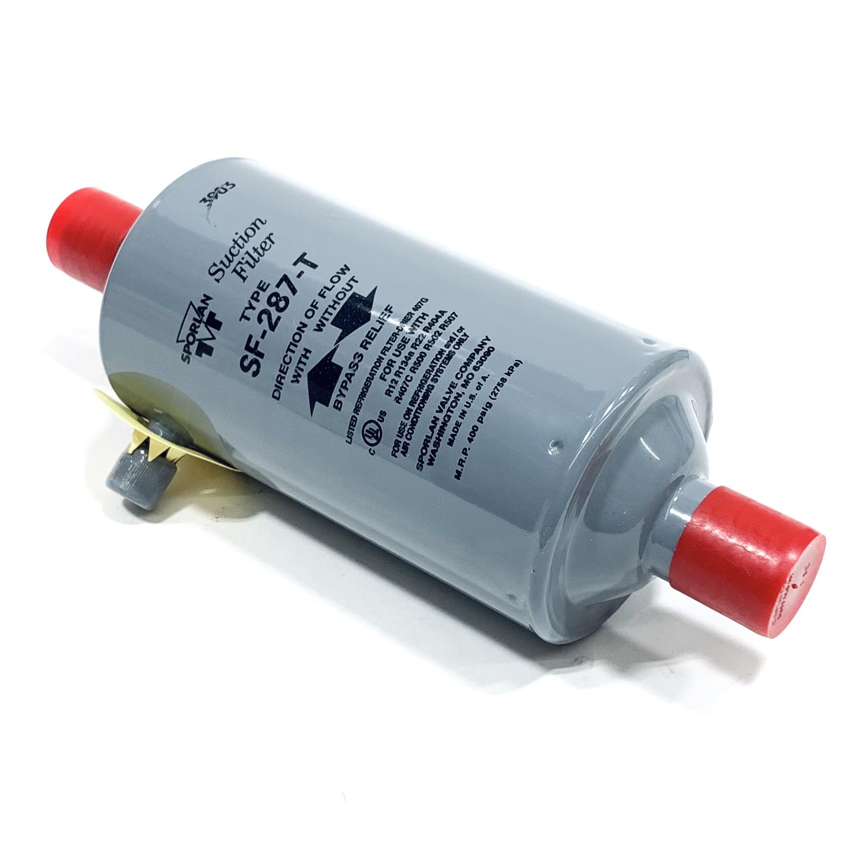 SF-287-T Sporlan Suction Filter, 7/8“ODF w/Relief Bi-Directional 2