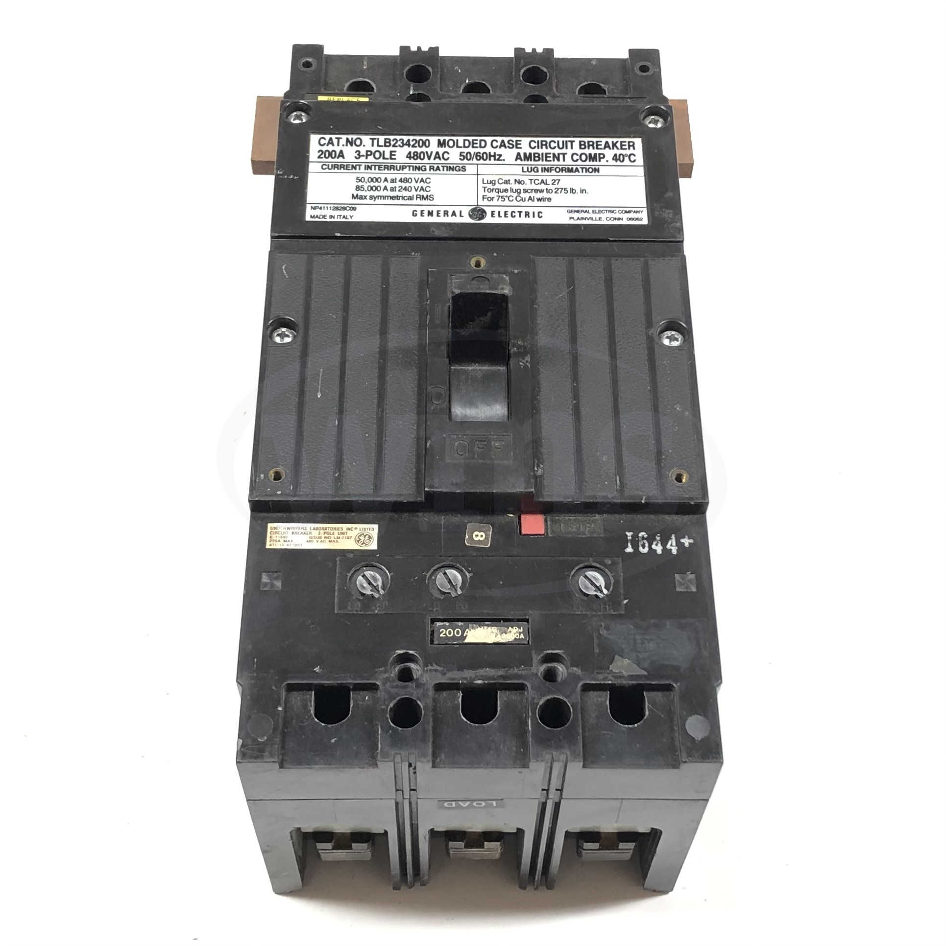 TLB234200 General Electric Molded Case Circuit Breaker, 1