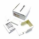 V3010C Wiremold Entrance End Fitting, Ivory