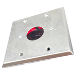 97152 507 Mulberry Stainless Steel Wall Plate With