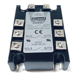 GA3-12D25R Crouzet 3-Phase Solid State Relay, Input: 4-32 VDC, Output: 24-660VAC