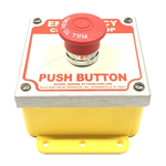ST120SLCHILLER Pilla Push/Pull Red Mushroom Operator Button