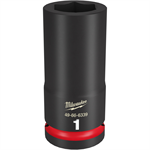 49-66-6339 Milwaukee SHOCKWAVE Impact Duty 3/4^ Drive 1^ Deep 6 Point Socket