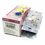 AY2-LFSQ-AL Lutron Ariadni Toggler Fan Control Switch Dimmer, 300W, 120V 60Hz