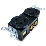 4700 Pass & Seymour Turnlok Receptacle, 15A, 125V, 2-Pole, 3-Wire, Nema L5-15R