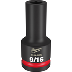 49-66-6332 Milwaukee SHOCKWAVE Impact Duty 3/4^Drive 9/16^ Deep 6 Point Socket