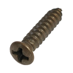 63298 Midwest #8 x 3/4^ Antique Copper Plated Oval Head Sheet Metal Screw