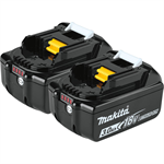 BL1830B-2 Makita 18V LXT® Lithium-Ion 3.0Ah Battery, 2 Pack