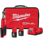 2566-22 Milwaukee M12 FUEL™ 1/4^ High Speed Ratchet Kit