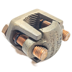 KVS44 Burndy Heavy Duty Connector, 2-Bolt, Copper