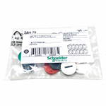 ZBA79 Schneider Electric Caps Set Of Ten Different Colours