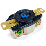 HBL1547 Hubbell Straight Blade Connector, Elastogrip Body, Nema 5-15R, Yellow